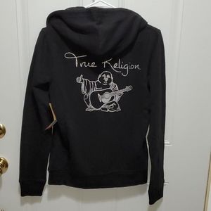 NWT True Religion zip up hoodie